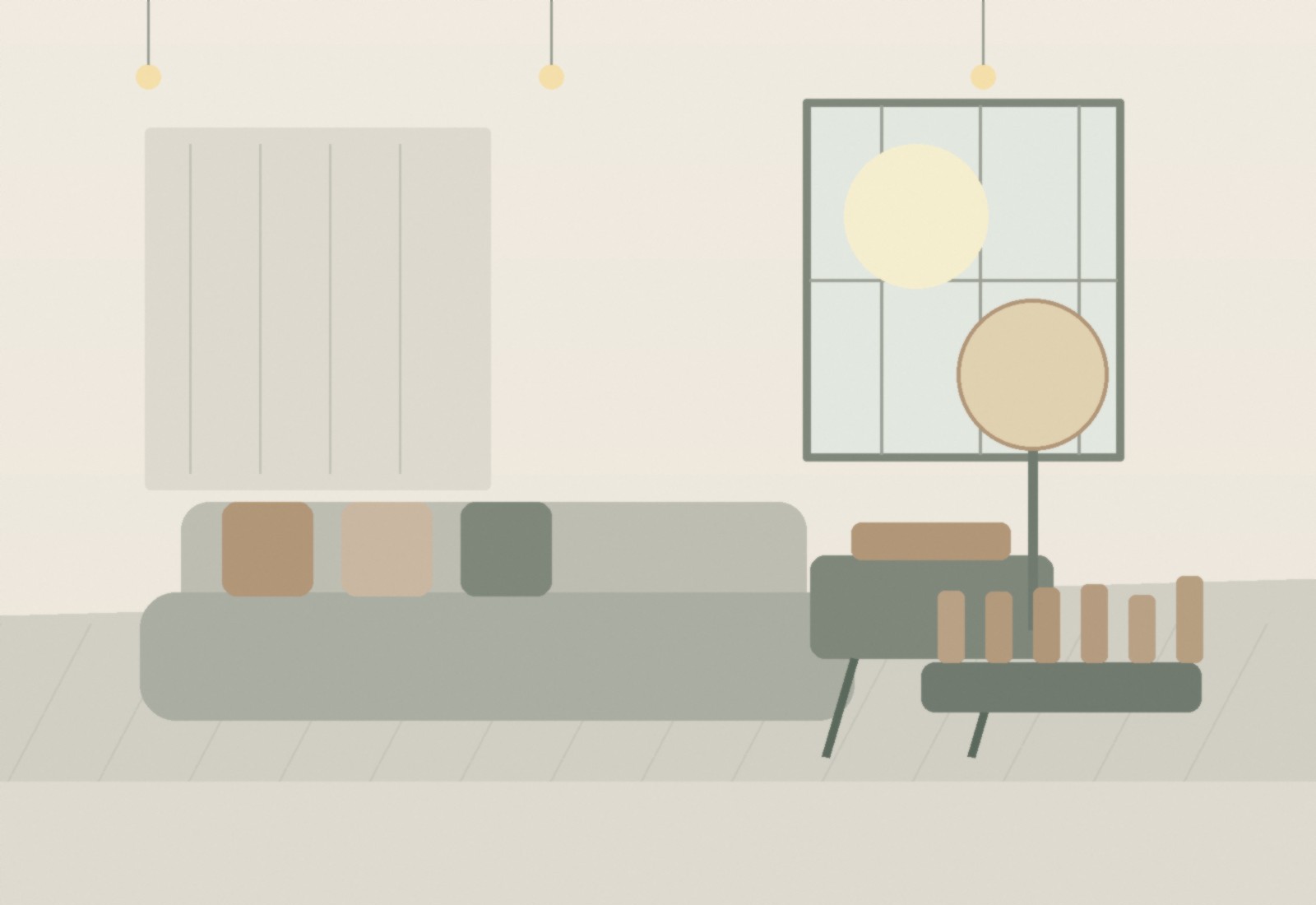 Compact city apartment