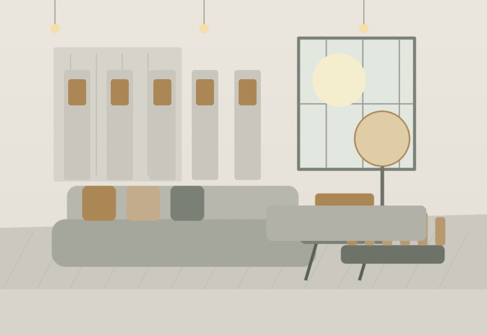 Commercial lounge detail